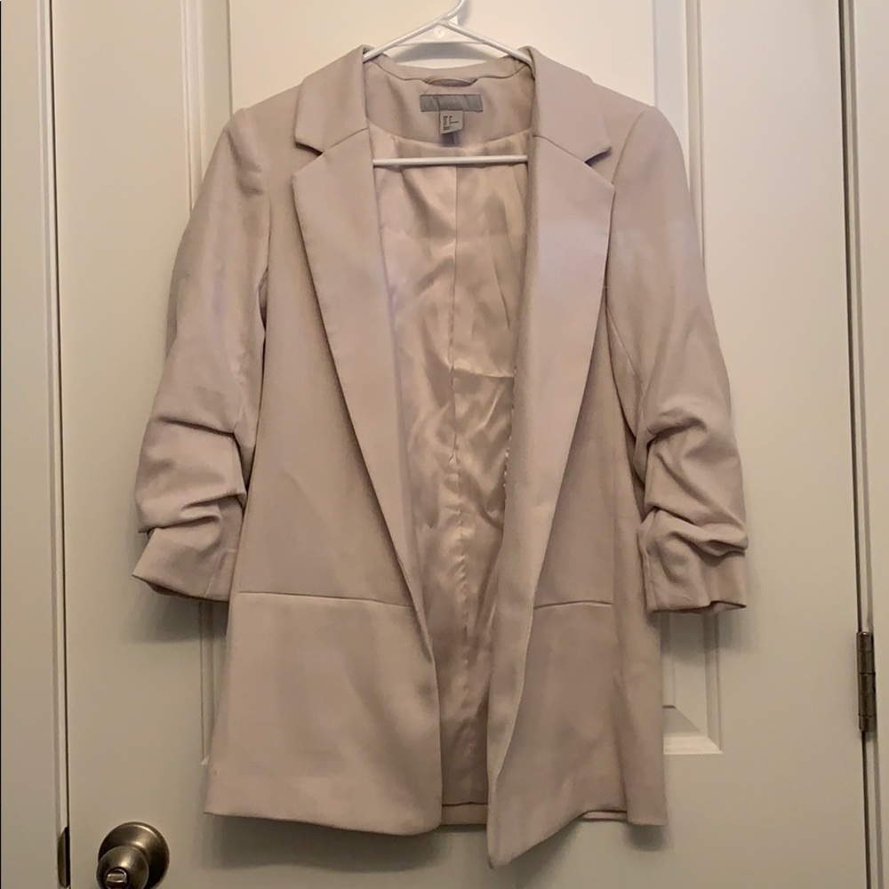 H&M+ Linen-blend Jacket - Picture 2 of 5